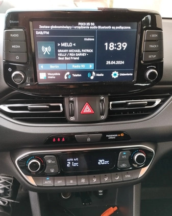 Hyundai I30 cena 72000 przebieg: 29157, rok produkcji 2021 z Gliwice małe 67